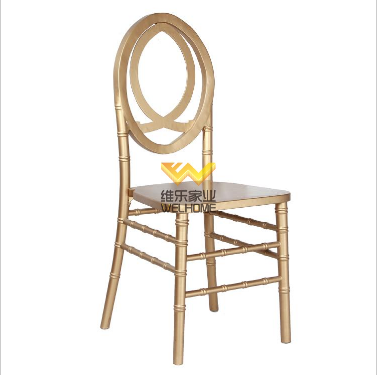 Golden wooden comfortable phoenix chair for event/wedding